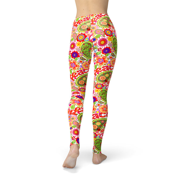 Peace and Love Leggings