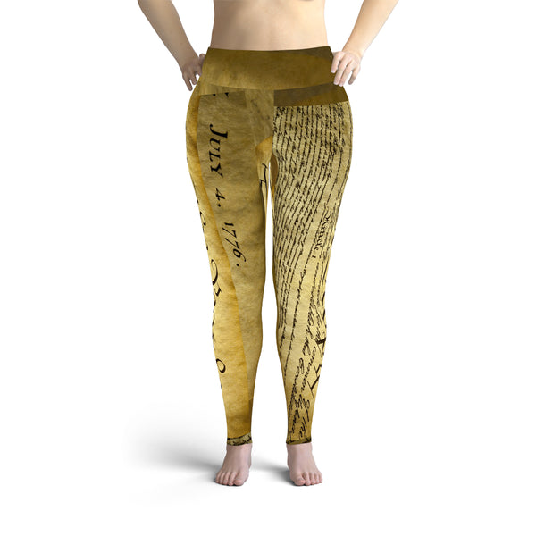 U.S. Constitution Plus Size Leggings