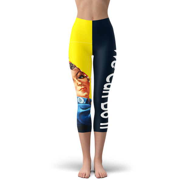 Rosie The Riveter Capri Leggings