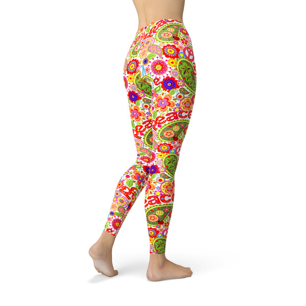 Peace and Love Leggings