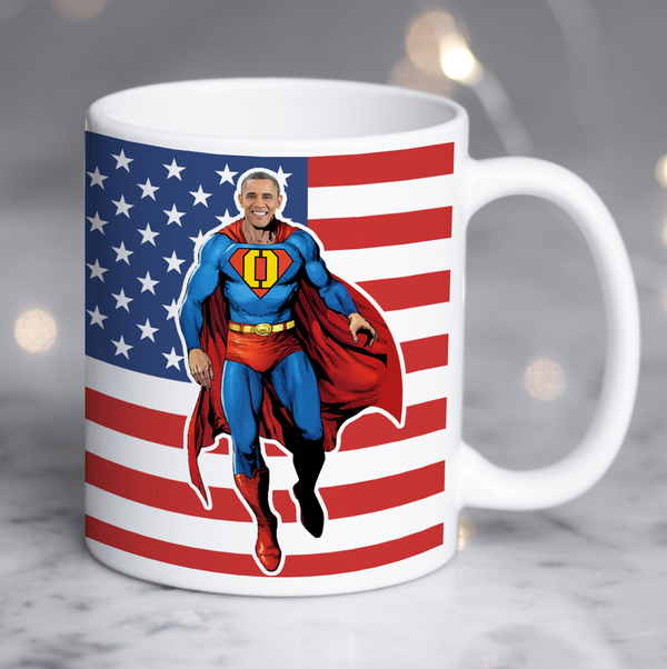  Super Obama Mug, , LiberalDefinition