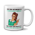 intimidated by intelligent women women's march mug