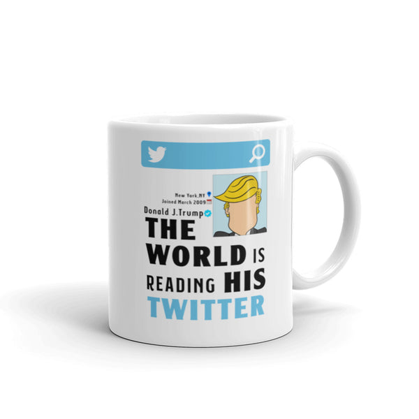 The World Is Watching His Twitter Mug