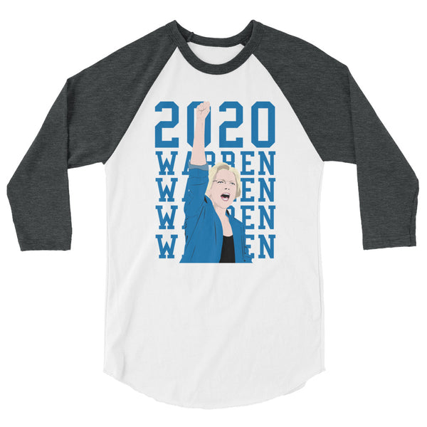 Elizabeth Warren 2020 3/4 Sleeve Raglan Jersey