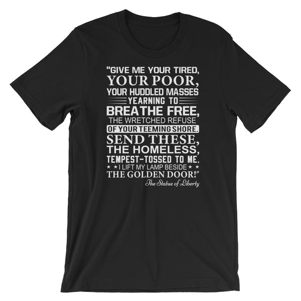 Statue Of Liberty Inscription T-Shirt