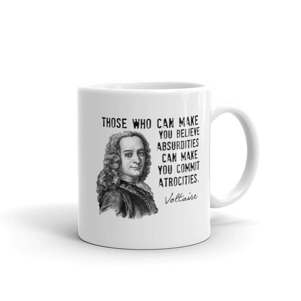 Voltaire Quotes Mug