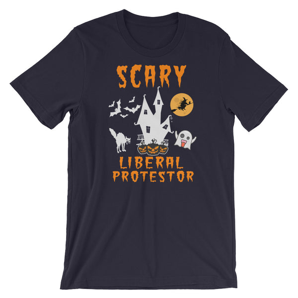 Scary Liberal Protester | Halloween T-Shirt