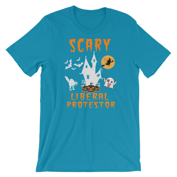 Scary Liberal Protester | Halloween T-Shirt