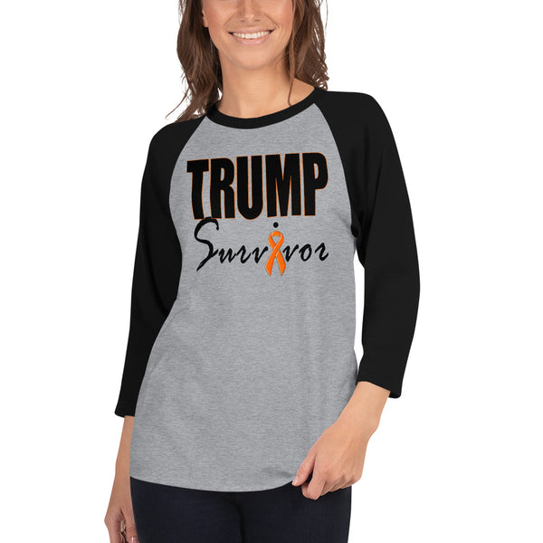 Trump Survivor 3/4 Sleeve Raglan Jersey