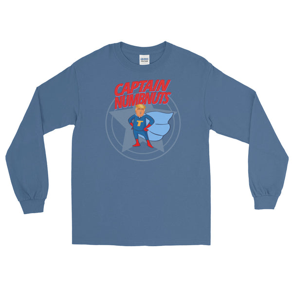 Captain Numbnuts! Long-Sleeved T-Shirt