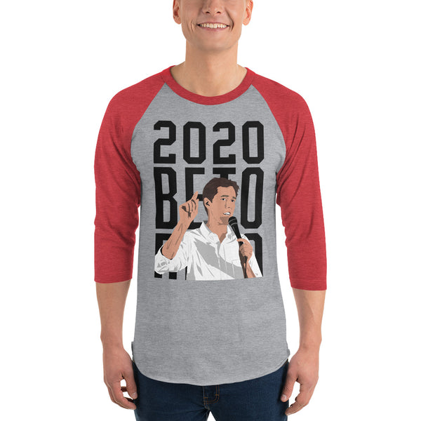 Beto O'Rourke 2020 3/4 Sleeve Raglan Jersey