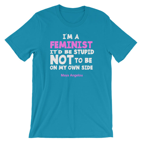 I'm A Feminist Maya Angelou Quote T-Shirt