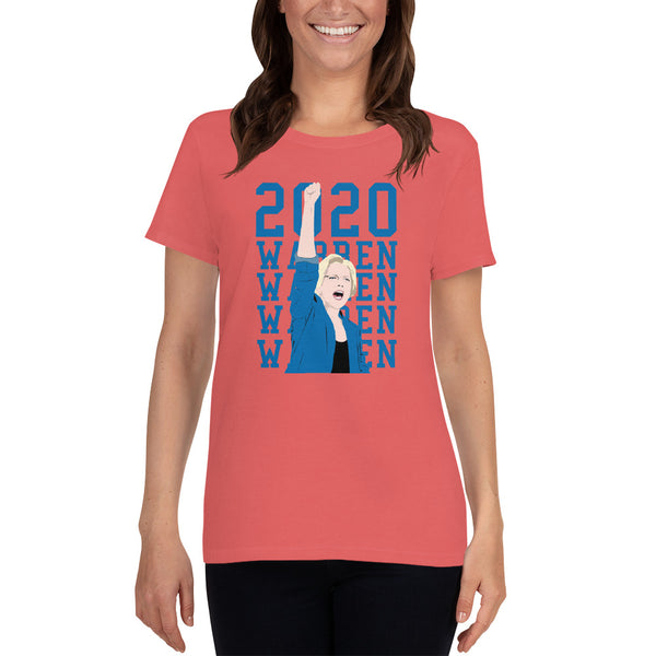 Elizabeth Warren 2020 Ladies Cut T-Shirt