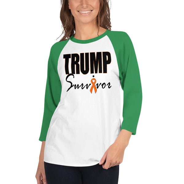 Trump Survivor 3/4 Sleeve Raglan Jersey