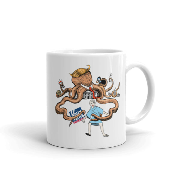 Octopus Trump, His Evil Tentacles Reaching All Mug