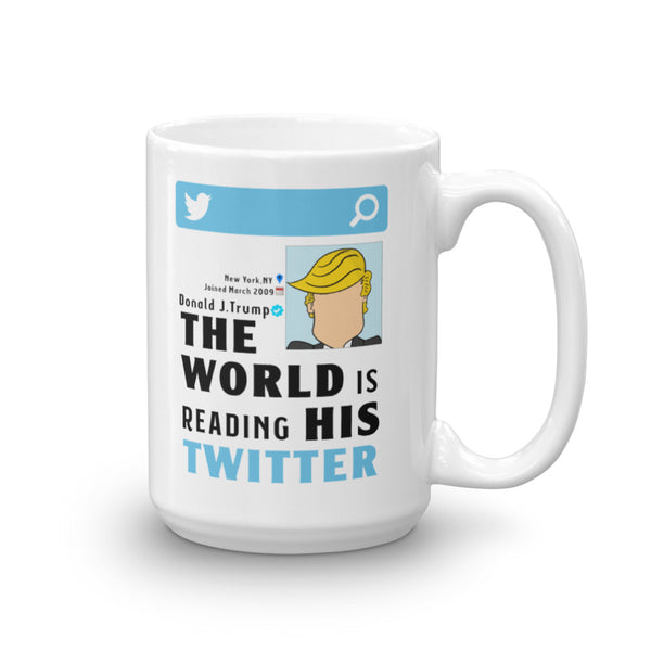 The World Is Watching His Twitter Mug