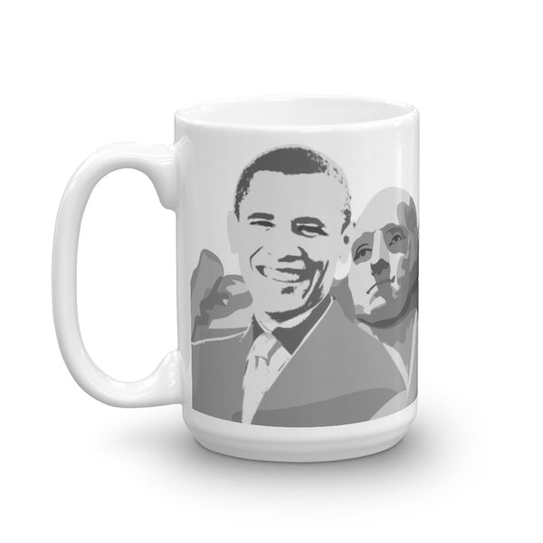 Barack Obama Mount Rushmore Mug