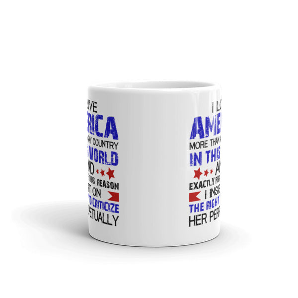 I Love America More Than Any Country In This World Mug