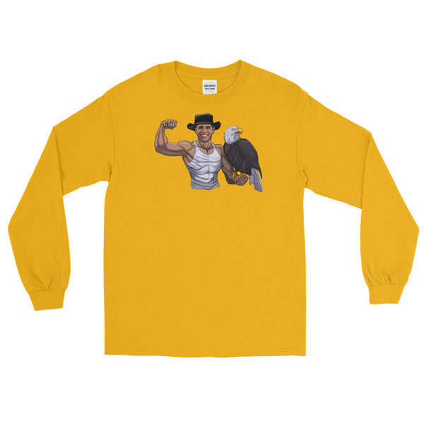 Barack Obama And The American Eagle | Long-Sleeved T-Shirt