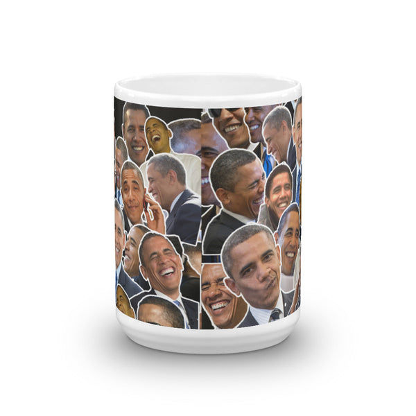 Obama's Awesome Smile And Laugh Mug