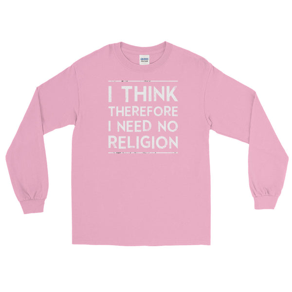 I Think Therefore I Need No Religion | Atheist Shirt | Atheism T-Shirt