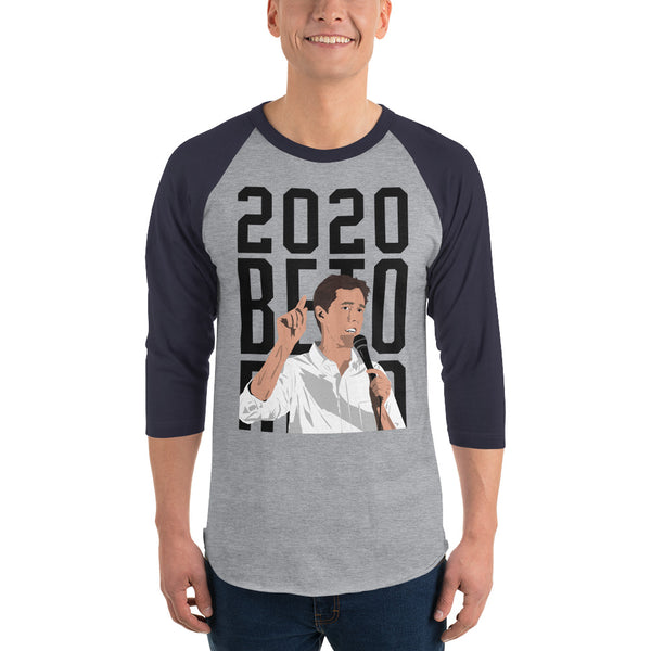 Beto O'Rourke 2020 3/4 Sleeve Raglan Jersey