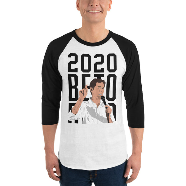 Beto O'Rourke 2020 3/4 Sleeve Raglan Jersey