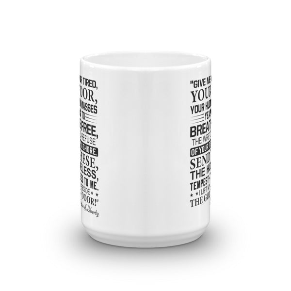 Statue Of Liberty Inscription Mug