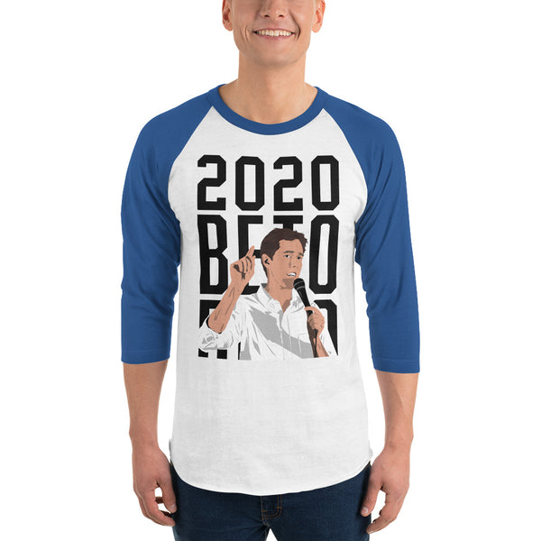 Beto O'Rourke 2020 3/4 Sleeve Raglan Jersey