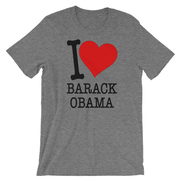  I <3 Barack Obama White T-Shirt, , LiberalDefinition