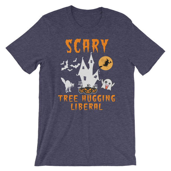 Scary Tree Hugging Liberal | Halloween T-Shirt