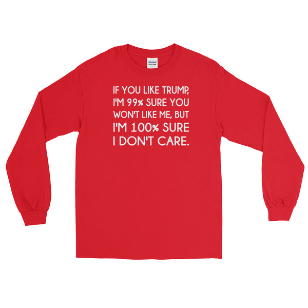 If You Like Trump, I'm 99% Sure You Won't Like Me Long-Sleeved T-Shirt