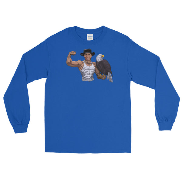 Barack Obama And The American Eagle | Long-Sleeved T-Shirt