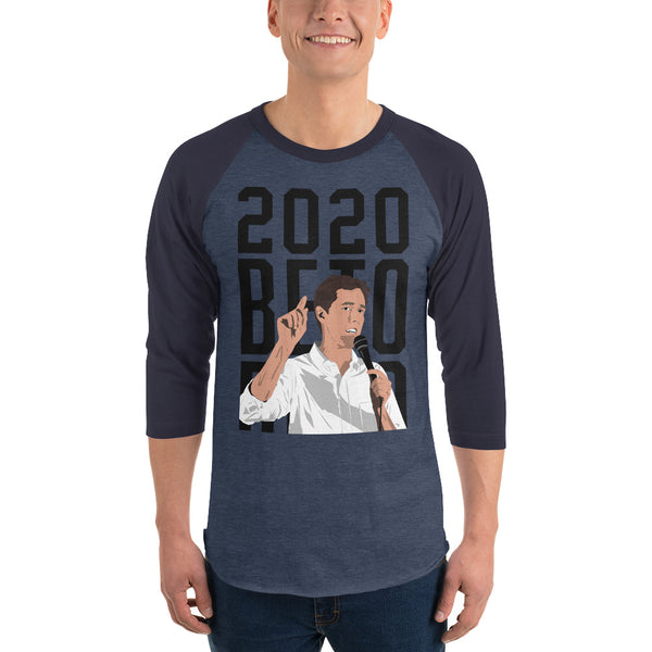 Beto O'Rourke 2020 3/4 Sleeve Raglan Jersey