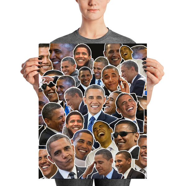 Barack Obama Smiles Poster