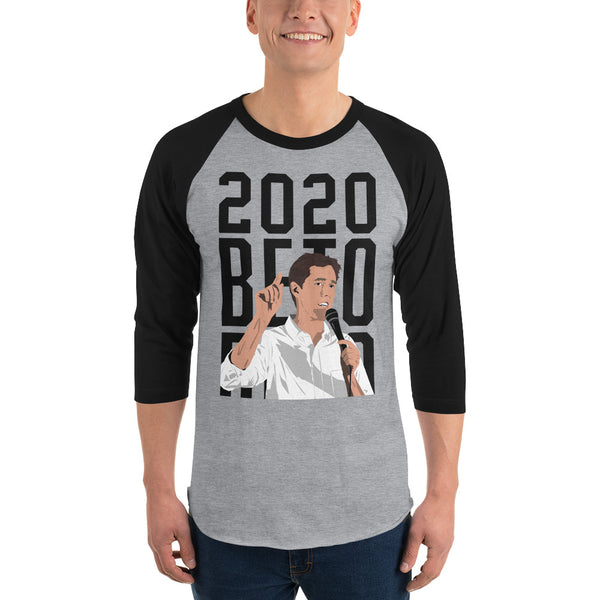 Beto O'Rourke 2020 3/4 Sleeve Raglan Jersey