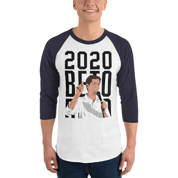 Beto O'Rourke 2020 3/4 Sleeve Raglan Jersey