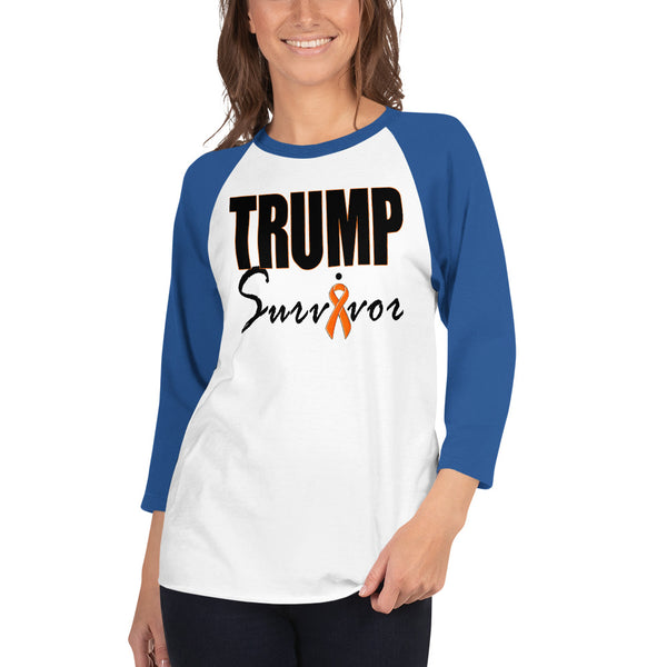 Trump Survivor 3/4 Sleeve Raglan Jersey