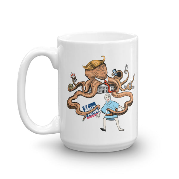 Octopus Trump, His Evil Tentacles Reaching All Mug