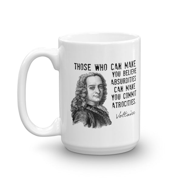 Voltaire Quotes Mug