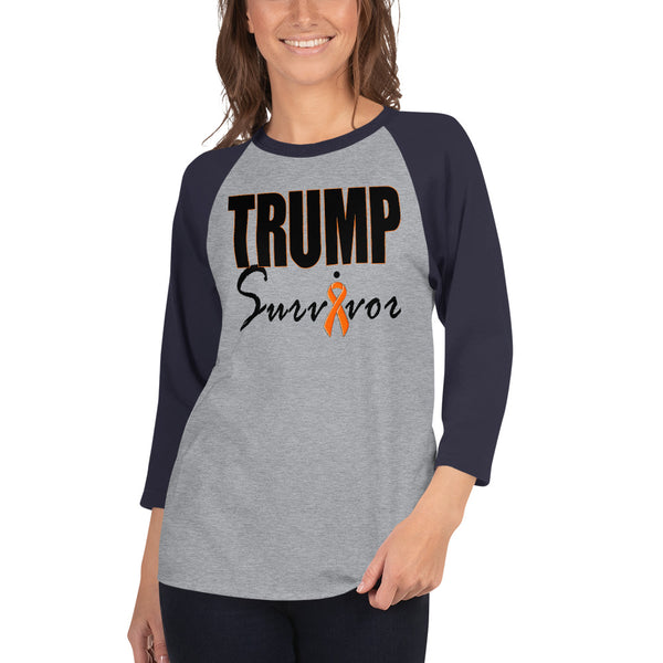 Trump Survivor 3/4 Sleeve Raglan Jersey