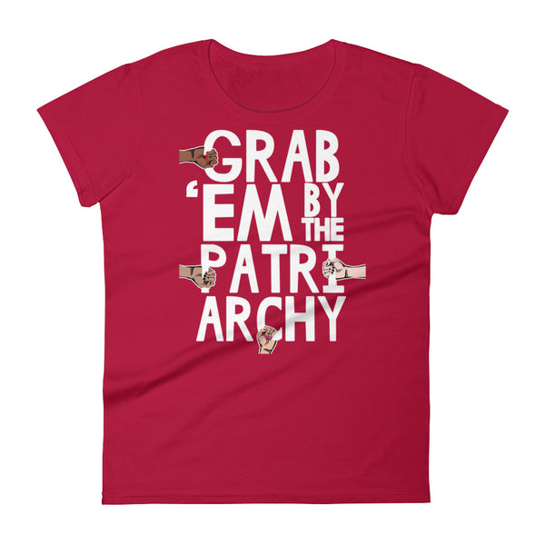  Grab 'Em By The Patriarchy Ladies Dressy T-Shirt, , LiberalDefinition