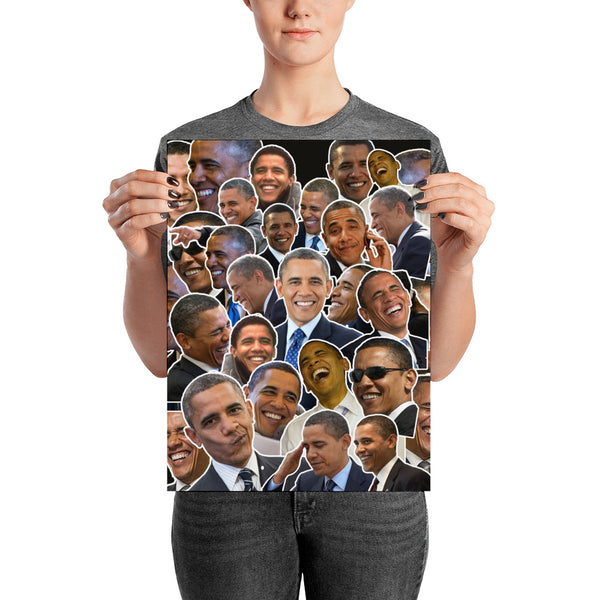 Barack Obama Smiles Poster