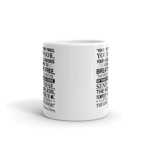 Statue Of Liberty Inscription Mug