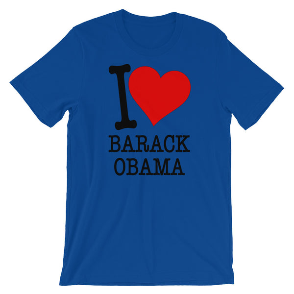  I <3 Barack Obama White T-Shirt, , LiberalDefinition