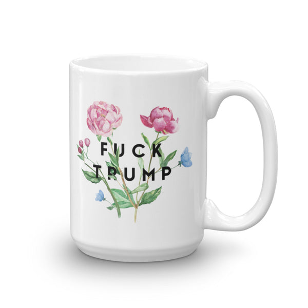 F Trump Floral Mug