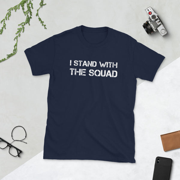 I Stand With The Squad T-Shirt (Black and Navy)