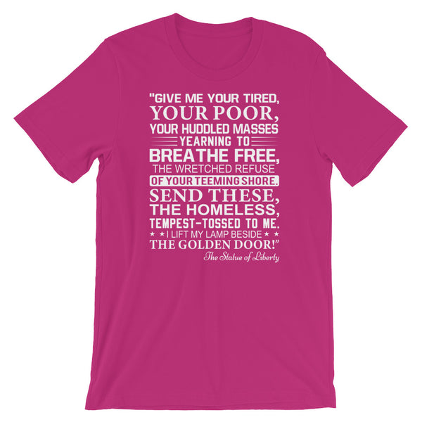 Statue Of Liberty Inscription T-Shirt