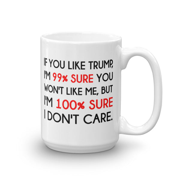 If You Like Trump, I'm 99% Sure You Won't Like Me Mug