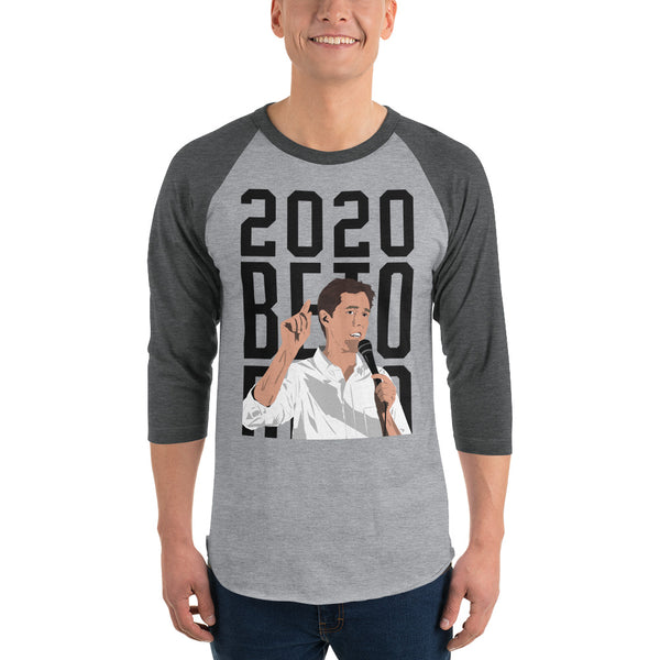 Beto O'Rourke 2020 3/4 Sleeve Raglan Jersey